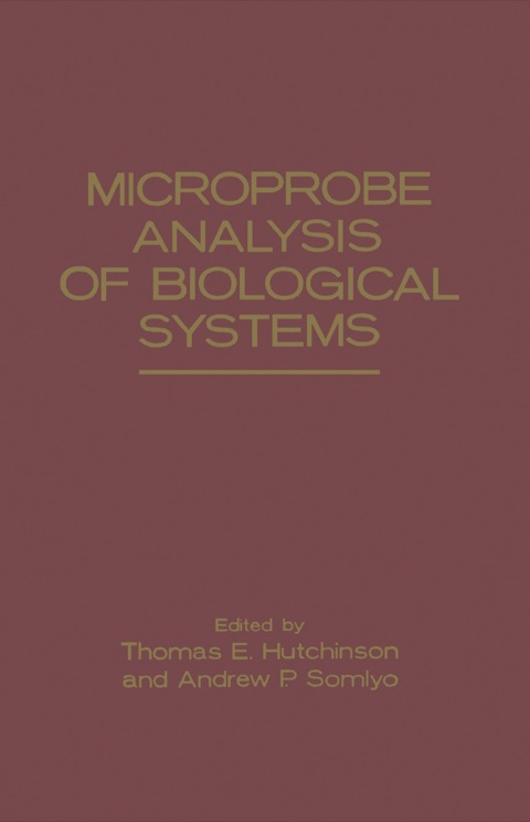 Cover image for book Microprobe Analysis of Biological Systems