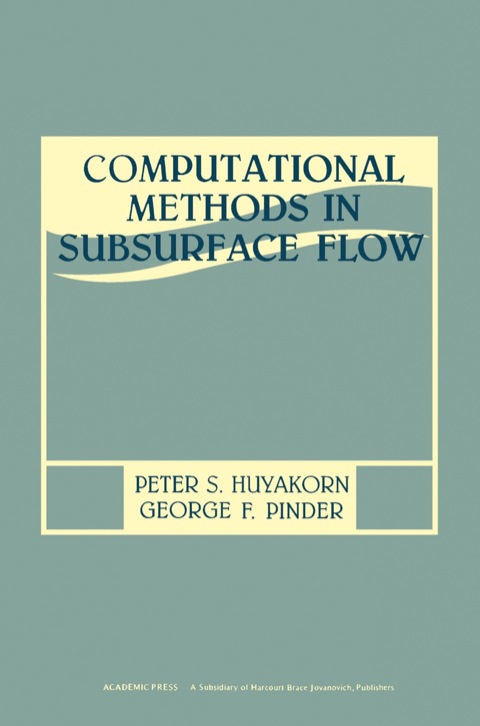 Cover image for book Computational Methods in Subsurface Flow