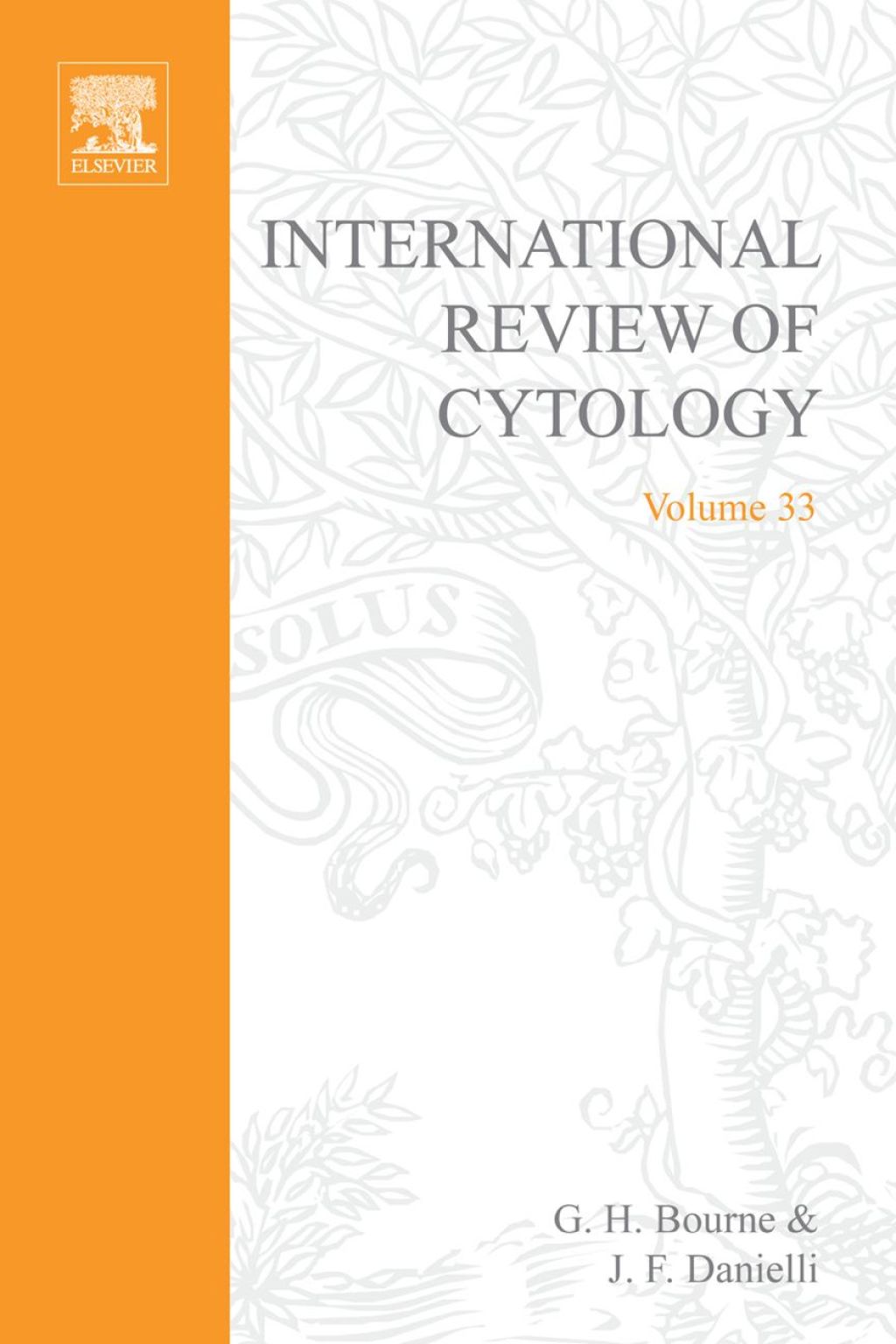 Page Fidelity INTERNATIONAL REVIEW OF CYTOLOGY V33; $87.54