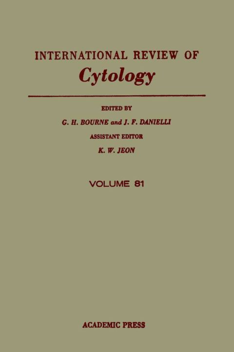Cover image for book INTERNATIONAL REVIEW OF CYTOLOGY V81