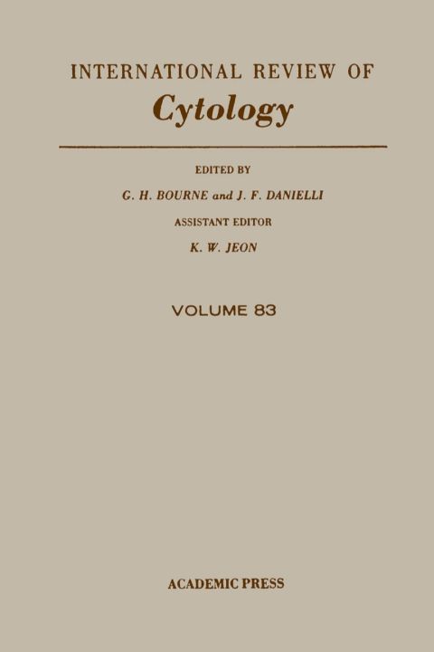 Cover image for book INTERNATIONAL REVIEW OF CYTOLOGY V83