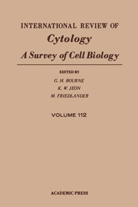 Cover image for book INTERNATIONAL REVIEW OF CYTOLOGY V112