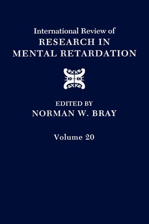 Cover image for book International Review of Research in Mental Retardation: Volume 20