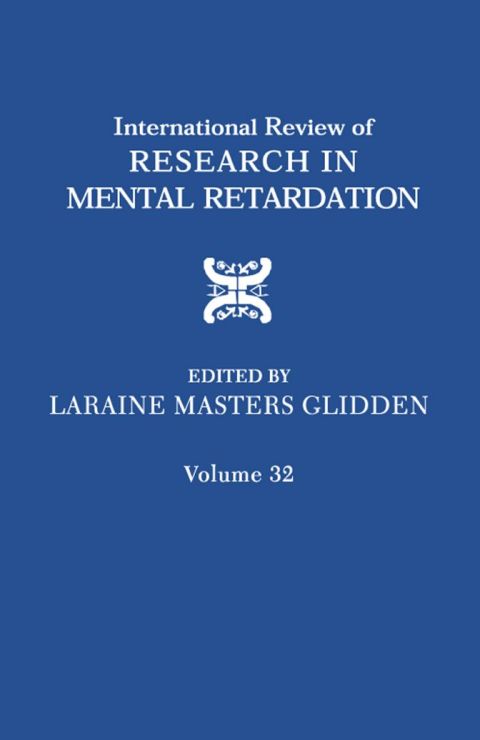 Cover image for book International Review of Research in Mental Retardation