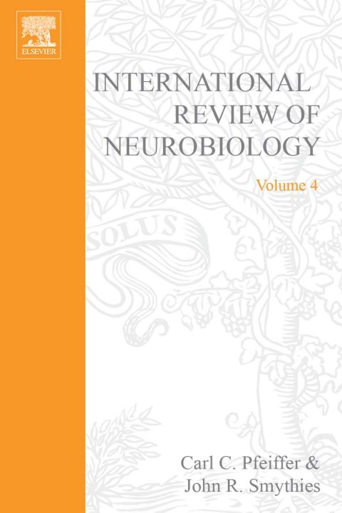 Cover image for book INTERNATIONAL REVIEW NEUROBIOLOGY V 4