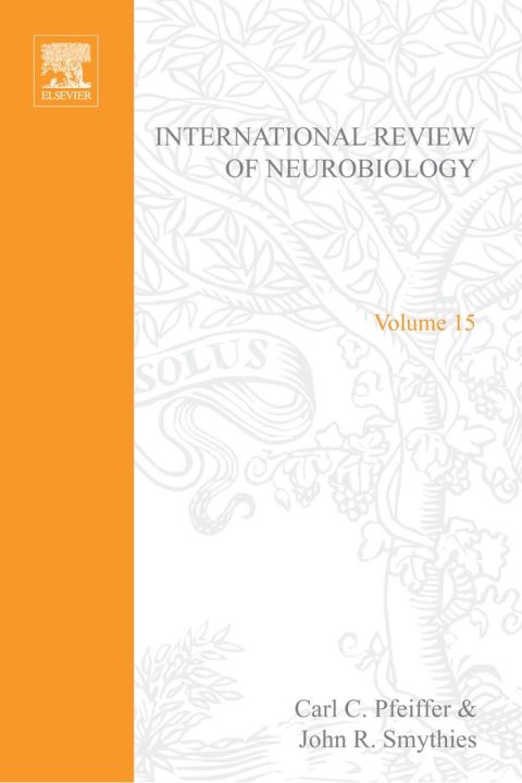 Cover image for book INTERNATIONAL REVIEW NEUROBIOLOGY V 15