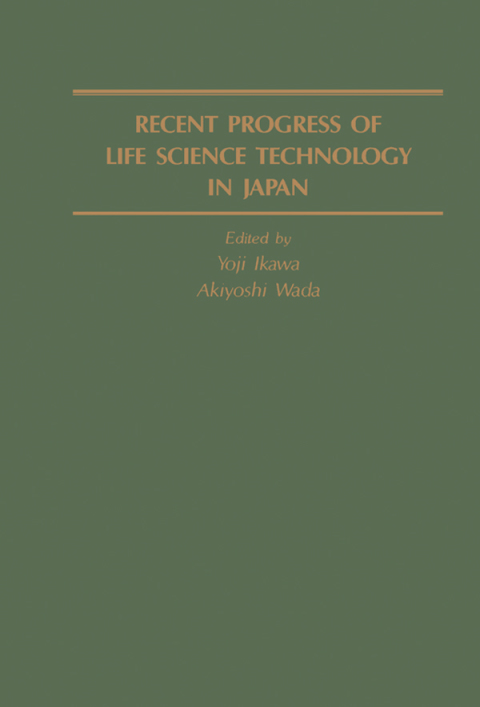Cover image for book Recent Progress of Life Science Technology in Japan