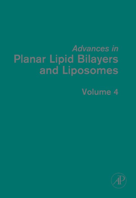 Cover image for book Advances in Planar Lipid Bilayers and Liposomes