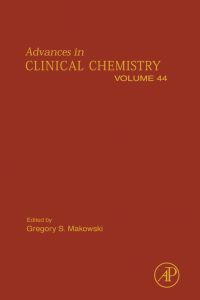 Cover image: Advances in Clinical Chemistry 9780123737045