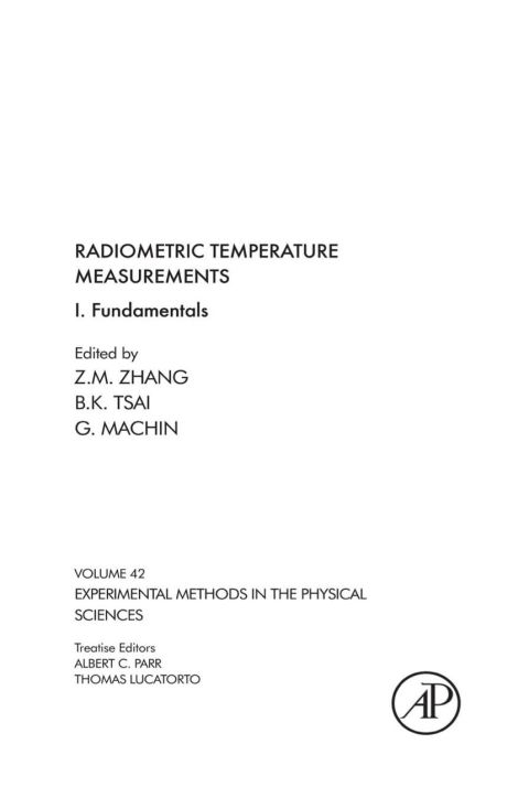 Cover image for book Radiometric Temperature Measurements: I. Fundamentals