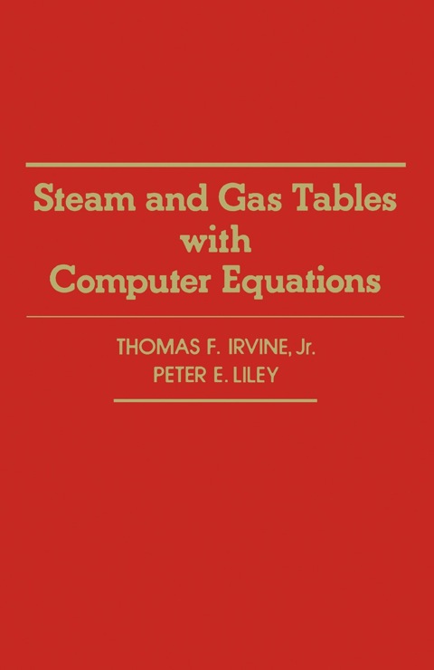 Cover image for book Steam And Gas Tables With Computer Equations