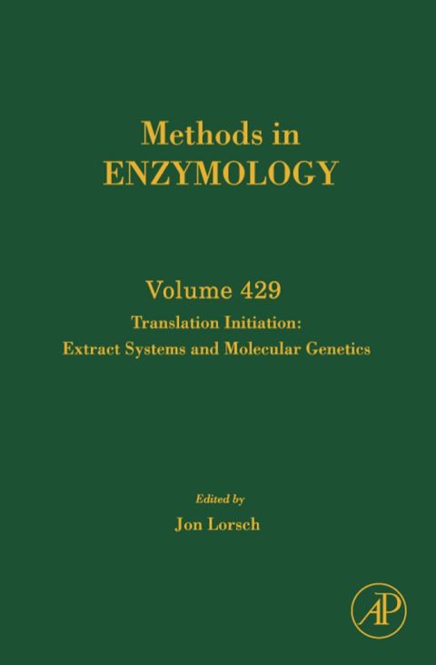 Cover image for book Translation Initiation:  Extract Systems and Molecular Genetics: Extract Systems and Molecular Genetics