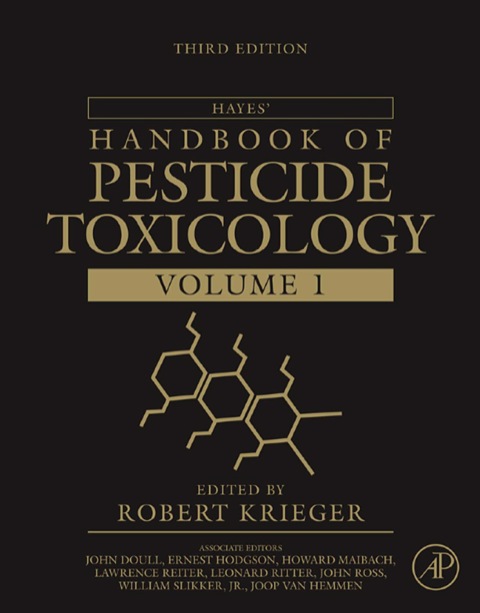 Cover image for book Hayes' Handbook of Pesticide Toxicology