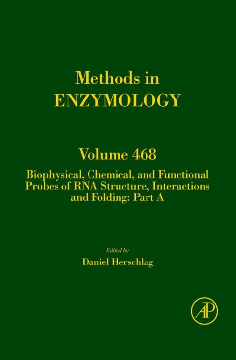 Cover image for book Biophysical, Chemical, and Functional Probes of RNA Structure, Interactions and Folding: Part A: Part A