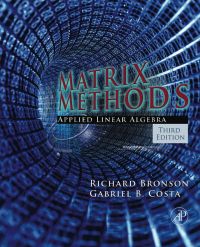 Titelbild: Matrix Methods: Applied Linear Algebra 3rd edition 9780123744272