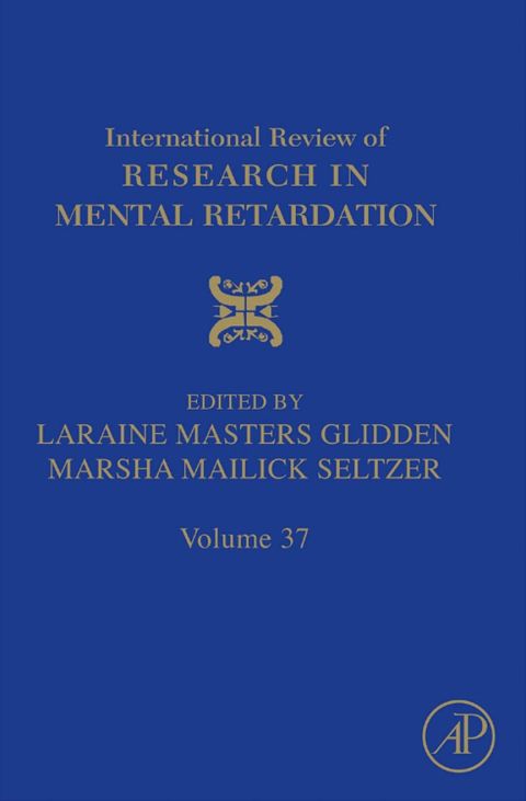Cover image for book International Review of Research in Mental Retardation