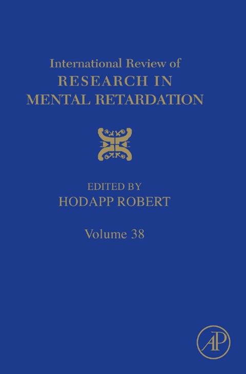Cover image for book International Review of Research in Mental Retardation