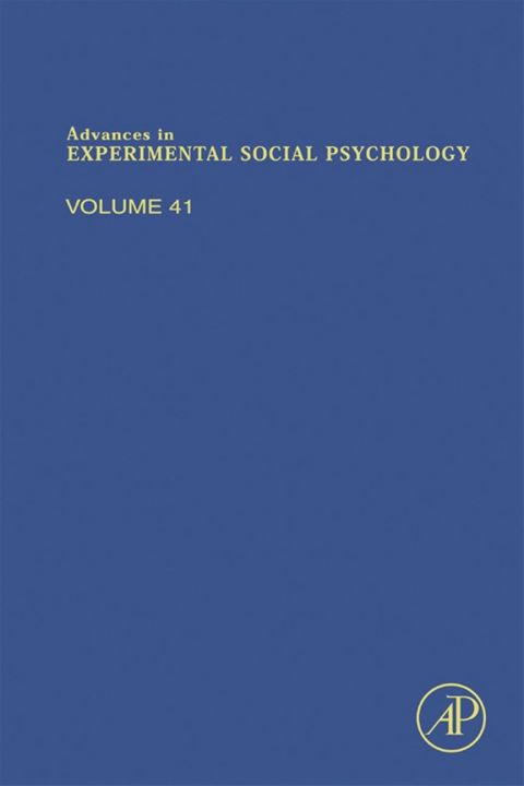 Cover image for book Advances in Experimental Social Psychology