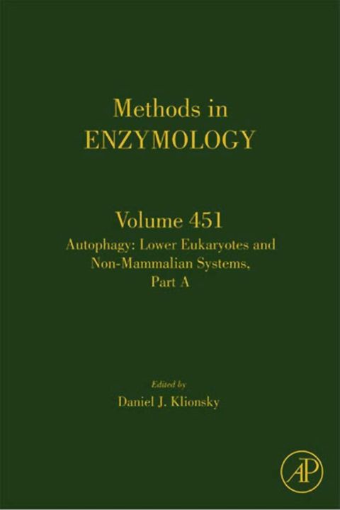 Cover image for book Autophagy:  Lower Eukaryotes and Non-Mammalian Systems: Part A