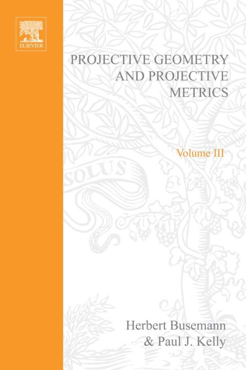 Cover image for book Projective geometry and projective metrics