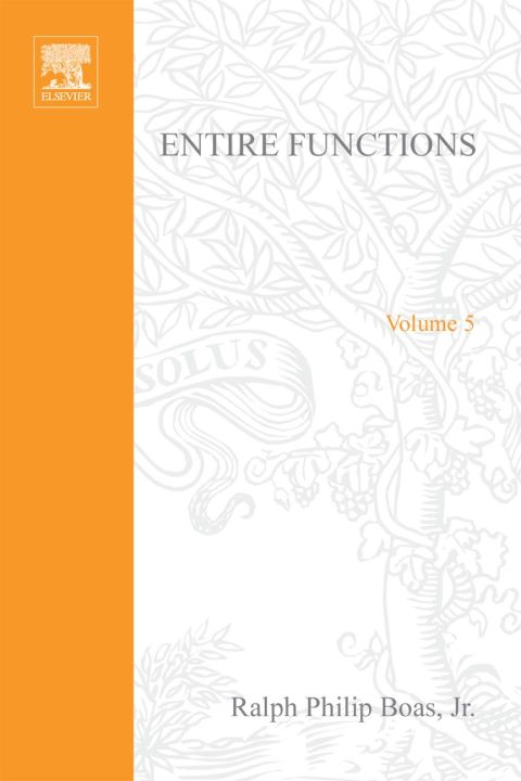 Cover image for book Entire functions