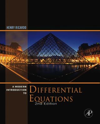 A Modern Introduction to Differential Equations