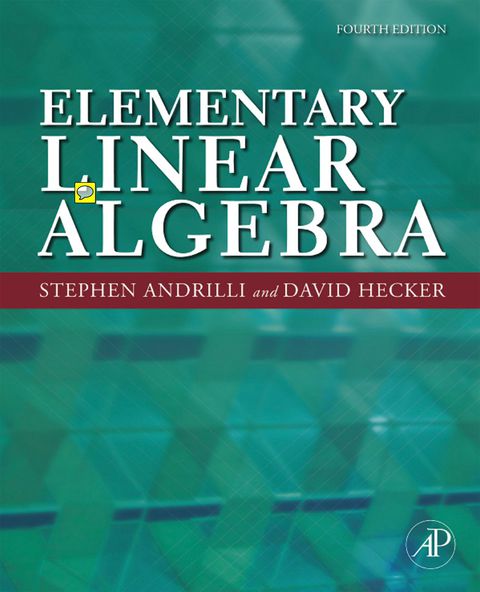 Cover image for book Elementary Linear Algebra