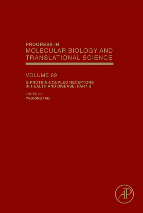 Cover image for book G Protein-Coupled Receptors in Health and Disease, Part B
