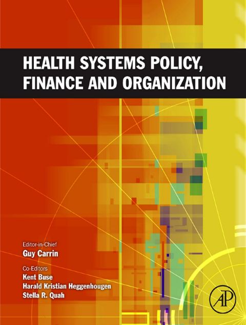 Cover image for book Health Systems Policy, Finance, and Organization