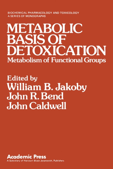 Cover image for book METABOLIC BASIS OF DETOXICATION