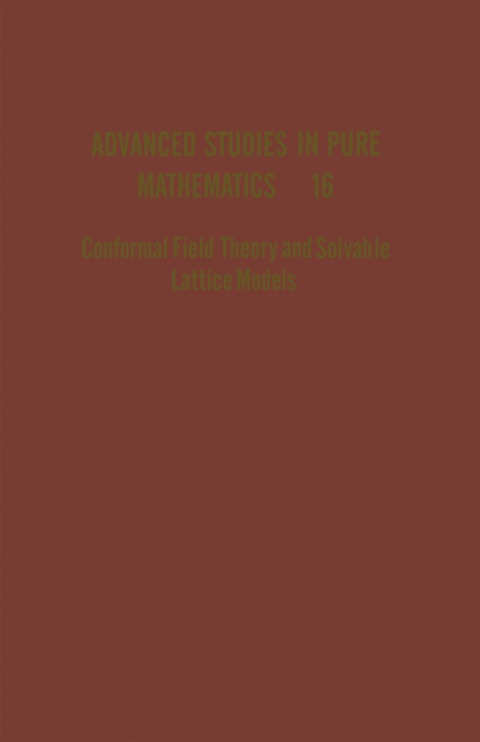 Cover image for book Conformal field theory and solvable lattice models