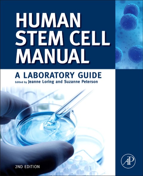 Cover image for book Human Stem Cell Manual: A Laboratory Guide