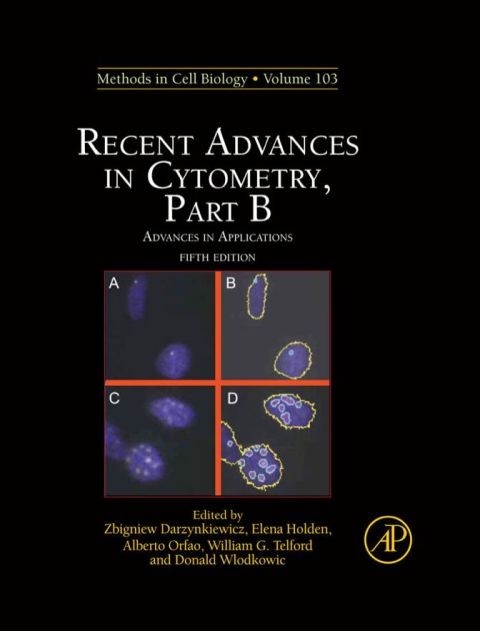 Cover image for book Recent Advances in Cytometry, Part B: Advances in Applications