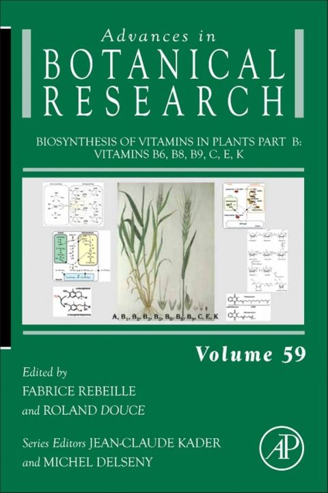 Cover image for book Biosynthesis of Vitamins in Plants Part B: Vitamins B6, B8, B9, C, E, K
