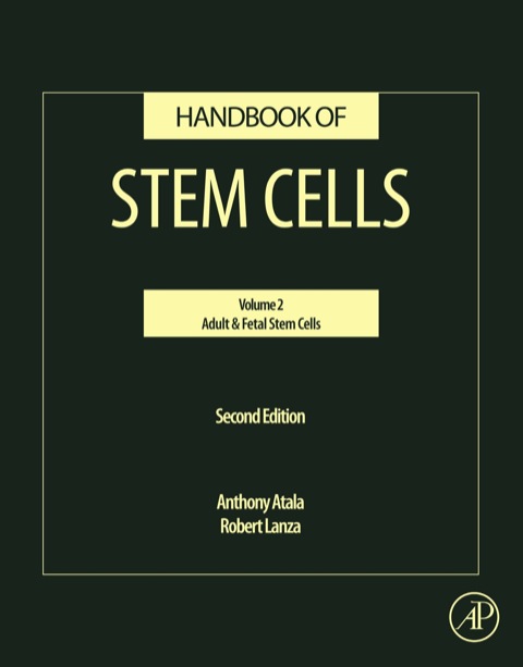Cover image for book Handbook of Stem Cells