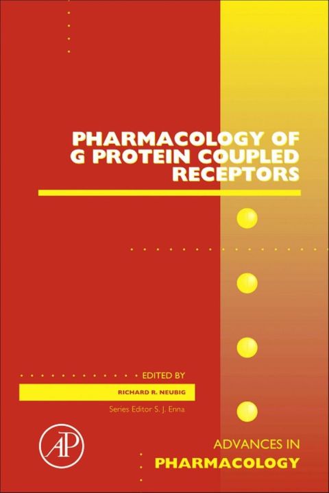 Cover image for book PHARMACOLOGY OF G PROTEIN COUPLED RECEPTORS