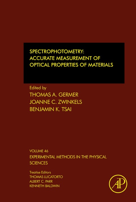 Cover image for book Spectrophotometry: Accurate Measurement of Optical Properties of Materials