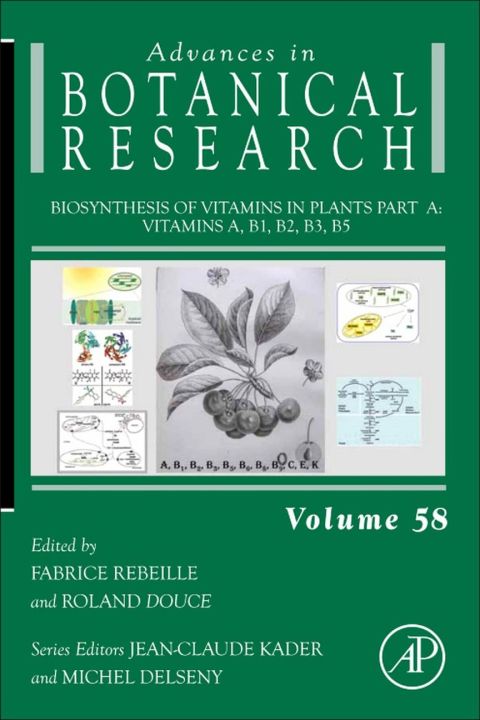 Cover image for book Biosynthesis of Vitamins in Plants Part A: Vitamins A, B1, B2, B3, B5