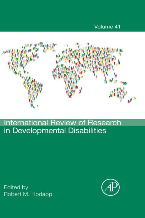 Cover image for book International Review of Research in Developmental Disabilities
