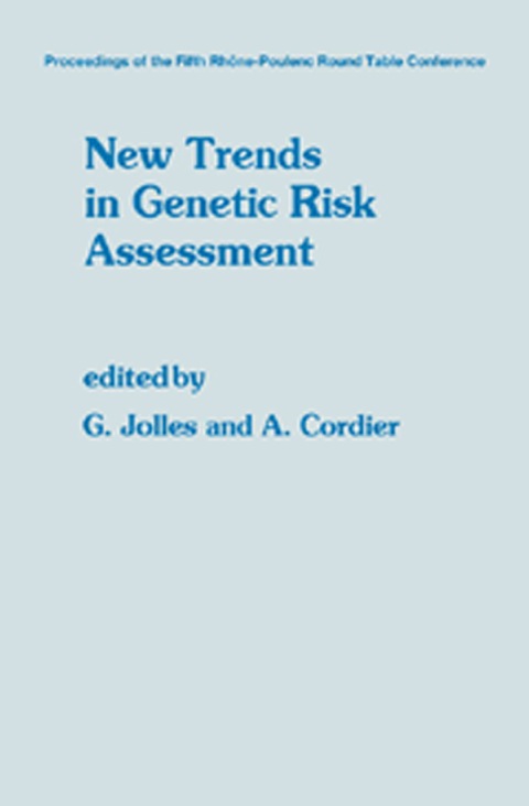 Cover image for book New Trends in Genetic Risk Assessment