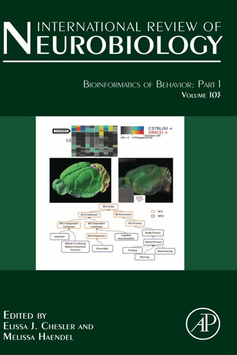Cover image for book Bioinformatics of Behavior: Part 1