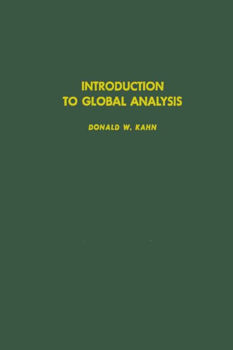 Cover image for book Introduction to global analysis