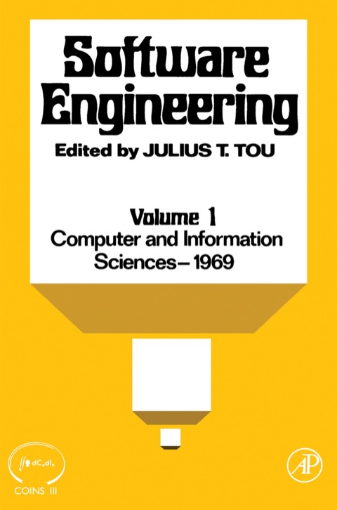 Cover image for book Software Engineering: Proceedings of the Third Symposium on Computer and Information Sciences held in Miami beach, Florida, December, 1969