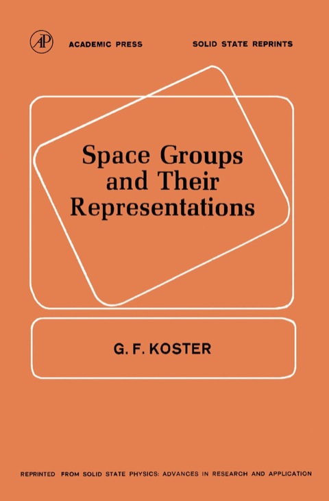 Cover image for book Space Groups and Their Representations