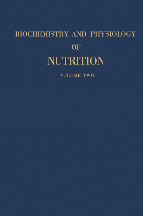 Cover image for book Biochemistry And Physiology of Nutrition
