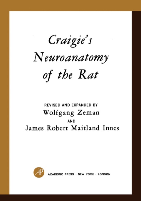 Cover image for book Carigie's Neuroanatomy of the Rat