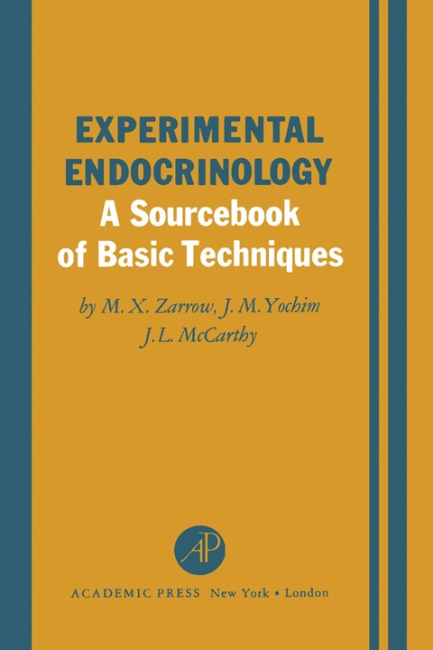 Cover image for book Experimental Endocrinology: A Sourcebook of Basic Techniques