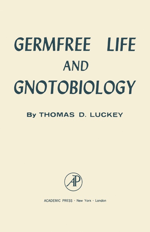 Cover image for book Germfree Life And Gnotobiology