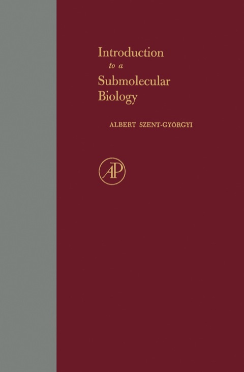 Cover image for book Introduction to a Submolecular Biology