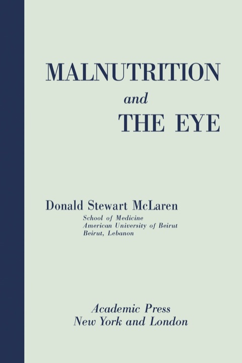 Cover image for book Malnutrition and the Eye